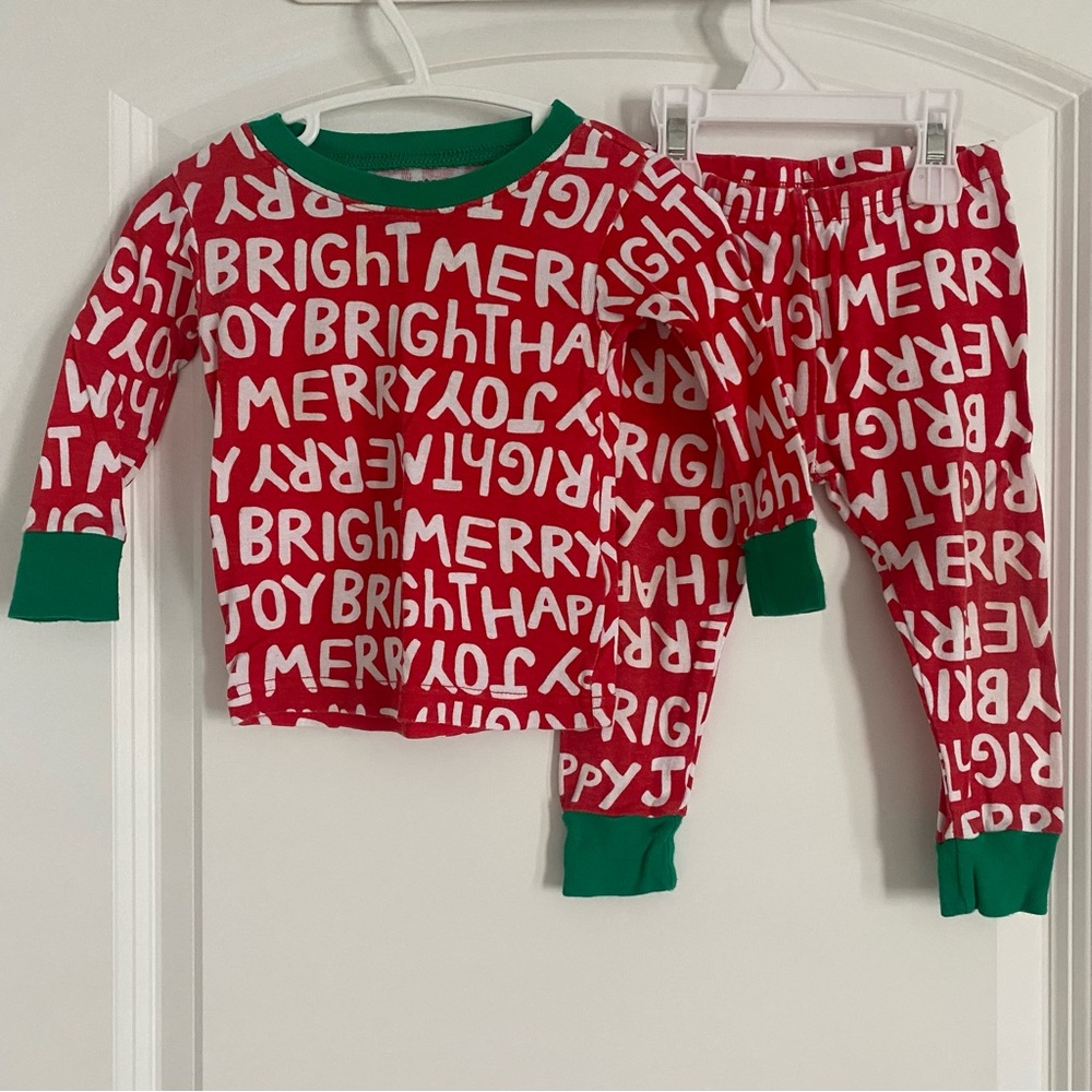🟧$5 ADD-ON🟧 12M • MATCHING PAJAMAS • CARTER’S Holiday Jammies Christmas PJ